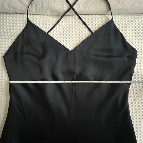 Abercrombie & Fitch Satin Black Dress - Picture 4 of 7